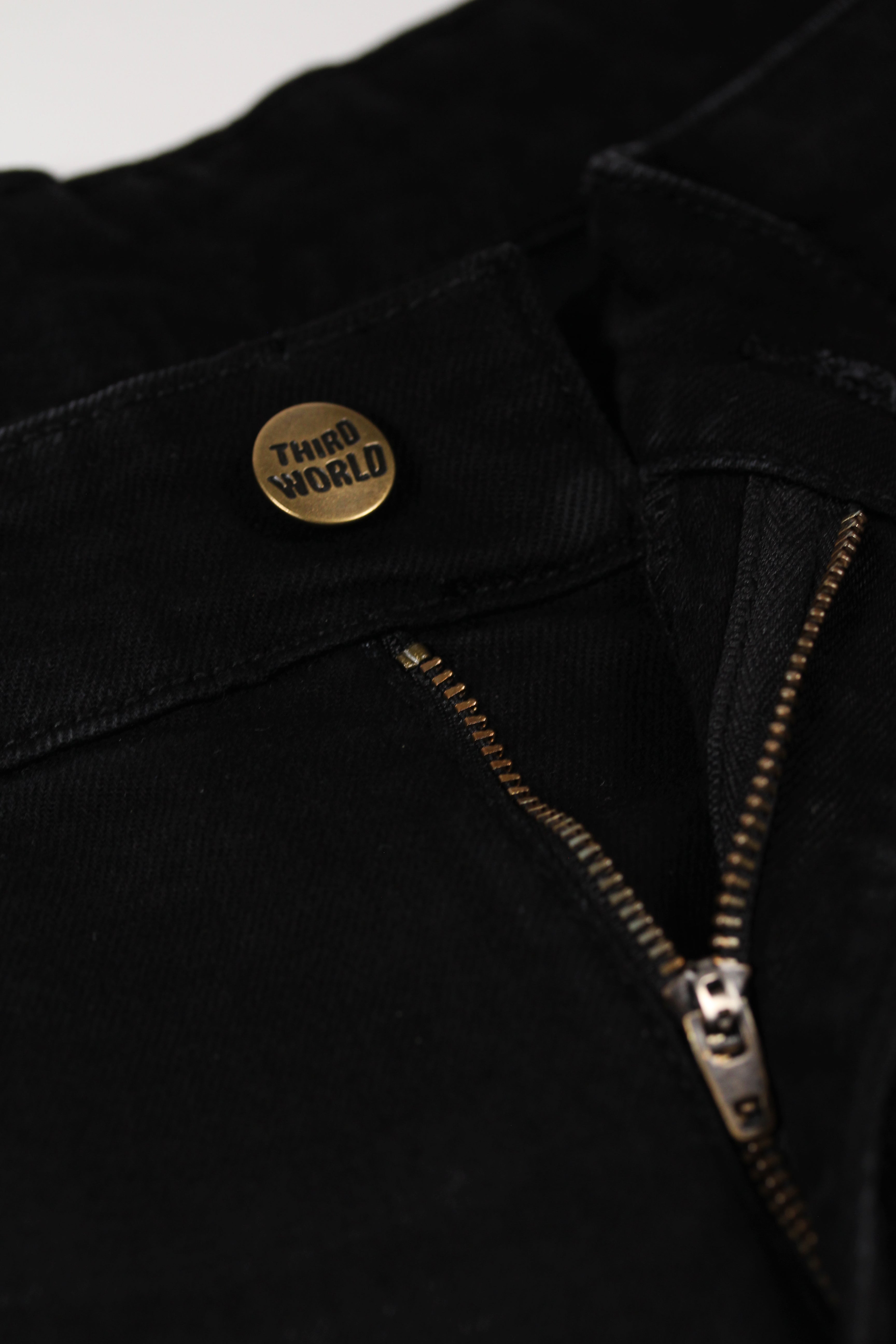 ThirdWorld® Regular Fit Jeans - Men's Vintage Black Denim - Comfortable All-Day Wear - Versatile Fit - Vintage Black